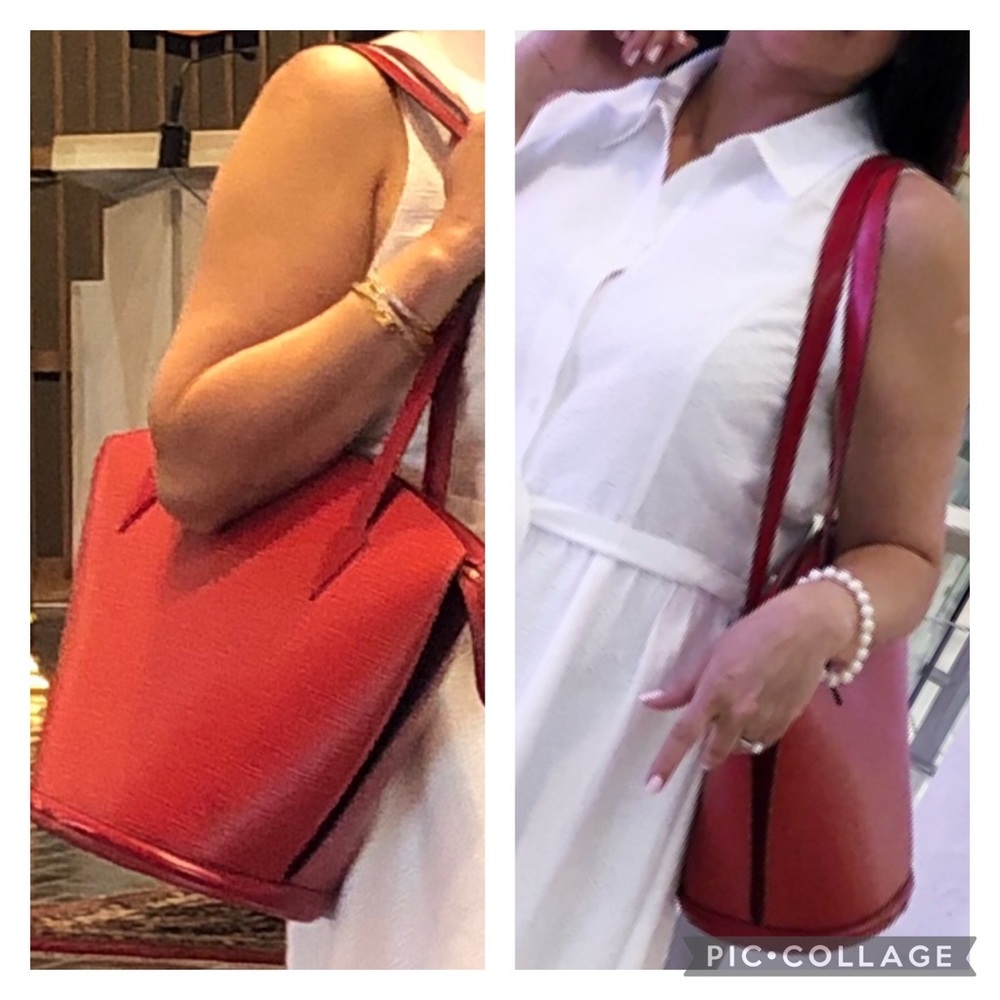 Authentic Louis Vuitton Epi St. Jacques GM. - Picture 3 of 16
